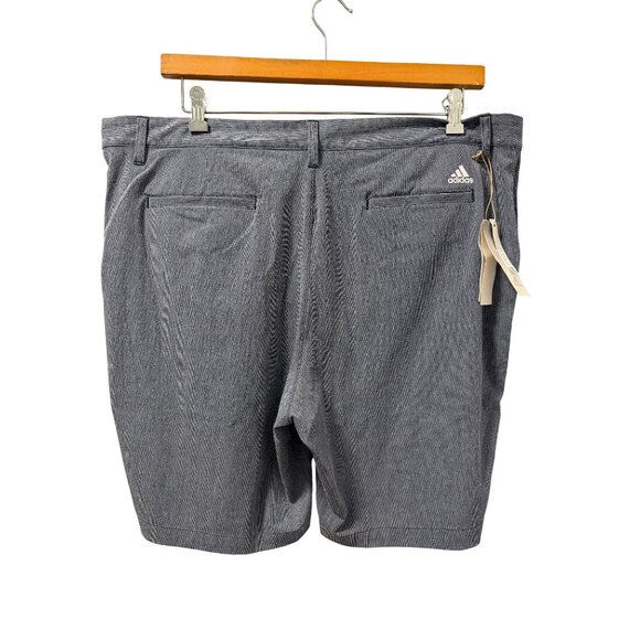 Adidas Mens Crosshatch Golf Shorts 40 Collegiate Navy/White Shorts. NWT - Picture 5 of 11